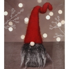 Pysselset Jul Tomtenisse med Grått Skägg Julpyssel Kit