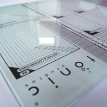 Tonic Studios Glas Matta 60x36,5cm A3 Glass Mat Media