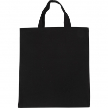 Tygpåse Textilkasse stl. 38x42 cm Svart Textilpåse