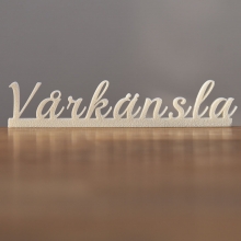 Vårkänsla - Skylt På Pinne - Text Till Blomma