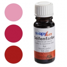 Tvålfärg Röd 10 ml Tvåltillverkning till scrapbooking, pyssel och hobby