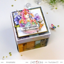 Scrapbooking Papper Craft O Clock - Unicorn Sweet