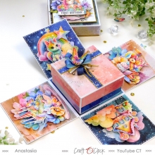 Scrapbooking Papper Craft O Clock - Unicorn Sweet