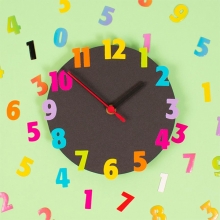 Urverkstavla MDF Dia: 180 mm till scrapbooking, pyssel och hobby