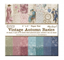 Paper Pad 48 ark Maja Design 6”x6” - Vintage Autumn Basics
