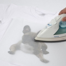 T-Shirt med transfertryck och grafik tusch Inspiration Textil Sömnad Broderi