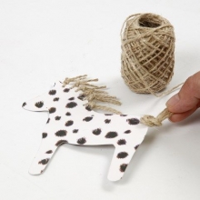 Mönstrad kartong Djur 300 g 100 ark Pappersblock Paper Pad A4