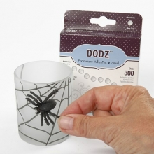 Spindlar i plast 10 st - Halloween Dekoration - 4 cm