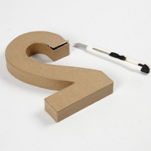 Adventsljusstake av fyra siffror, gjuten i betong Jul Pyssel Inspiration