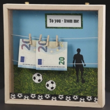 Die cuts Silhouette Fotboll 20 st Pappersfigurer
