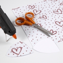 Stjärnformad tomtenisse av filt med glitter Jul Pyssel Inspiration