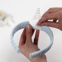 Enhörningsdiadem av filt Inspiration Smyckestillverkning