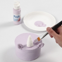 Enhörningsaskar med Foam Clay dekor Inspiration Pyssel För Barn