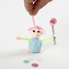 Små älvor av frigolit med Foam Clay & Silk Gjutning Modellering Inspiration