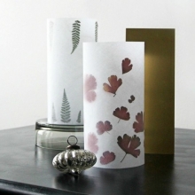 Botaniska ljuslanternor DIY Inspiration till scrapbooking, pyssel och hobby