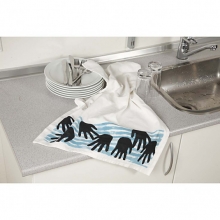 Kökshanddukar stl. 50x70 cm 70 g/m2 Vit 5 st Handduk Trasa