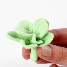 Miniatyr-värld med kaniner och morötter i Silk Clay Gjutning Modellering Inspiration