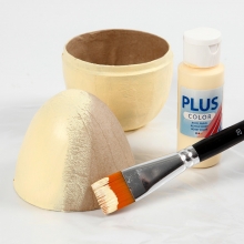 Tvådelade ägg H: 12 cm dia. 9 Påskägg till scrapbooking, pyssel och hobby