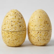 Tvådelade ägg H: 12 cm dia. 9 Påskägg till scrapbooking, pyssel och hobby
