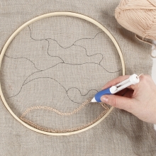 Lanternor målade med färggradering DIY Inspiration