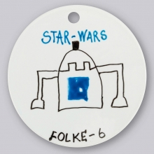 Porslin - Glaspennor - 12 st Opaque Färger 1-3 mm