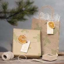Sisal Natur Creme 8 gram Julband till scrapbooking, pyssel och hobby