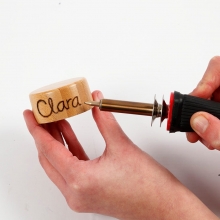 Vattenflaska av Glas Med Bambu-kork 500 ml Glasflaska