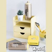 Montana GOLD Sprayfärg Vanilla 400 ml Ljusgul
