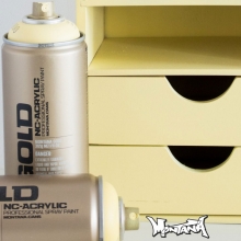 Montana GOLD Sprayfärg Vanilla 400 ml Ljusgul