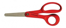 Vänstersax Fiskars Röd 13 cm Sax till scrapbooking, pyssel och hobby
