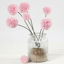 Genomskinlig Vas 6 st - H: 14,5 cm - Dia. 11 cm