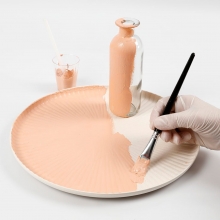 Gipsmålade vaser, krukor & brickor DIY Inspiration