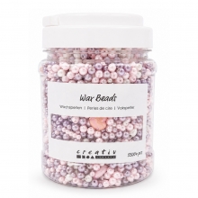 Vaxpärlor - Pink Soft Mix - 425 gram - 5500 st