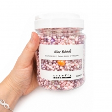 Vaxpärlor - Pink Soft Mix - 425 gram - 5500 st