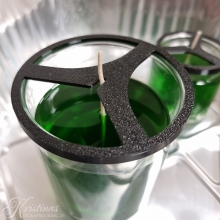 Vekcentrerare För Frostade Ljusglas 646054 - 6 st