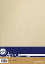 Kartong A4 Vintage Metallic Nostalgic Ivory 10 ark 250 gr Pärlemorpapper Metallpapper
