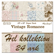 Hel Kollektion Maja Design Vintage Romance 24 ark Paper Pads