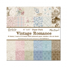 Paper Pad 48 ark Maja Design 6”x6” - Vintage Romance