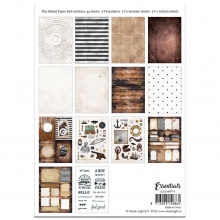 Paper Pad A5 - DIY Block Studio Light - Vintage Treasures Sea