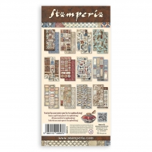 Stamperia Collectables 15x30 cm - Vintage Library - 10 ark