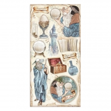 Stamperia Collectables 15x30 cm - Vintage Library - 10 ark