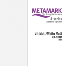Vinyl Matt Metamark Folie 32 x 100 cm White Vit