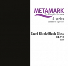 Vinyl Blank - Metamark - 30x100 cm - Svart