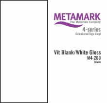 Vinyl Blank - Metamark - 30x100 cm - Vit