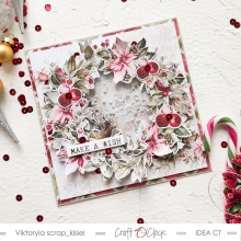 Scrapbooking Papper Craft o Clock - Warm and Peaceful