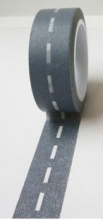 Washi Tape Road 10m Washitejp till scrapbooking, pyssel och hobby