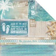 Papper Kaiser Sandy Toes Waves Scrapbooking