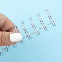 We R Memory Keepers Cinch binding wires 1,9cm, 27.5cm x2 Silver The Bokbindning