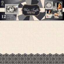 Paper Pack 12”x12” Hot Off The Press White Truffle Papperspack 12 Tum