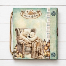 Papper Stamperia - White Christmas - 6 Cards